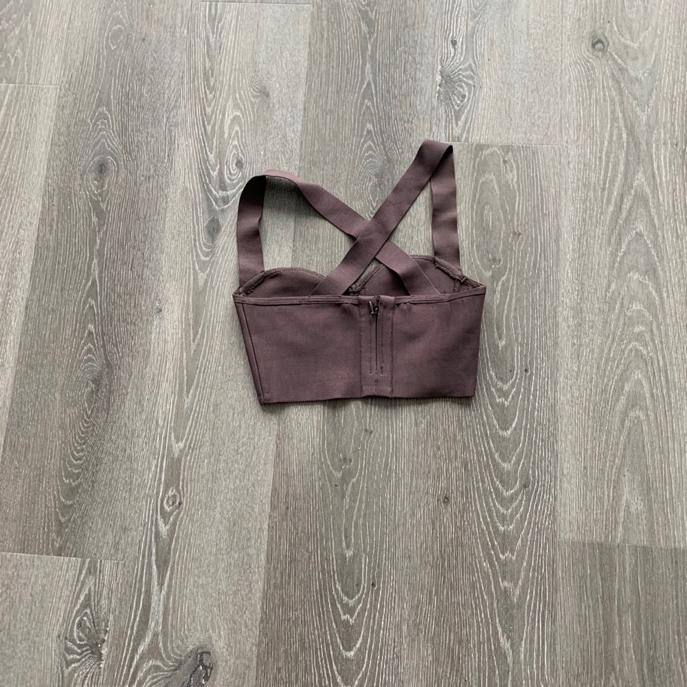 Gray Crop Top - image 3